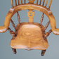 Set of Six Ash & Elm Broad Arm High Back Windsor Armchairs
