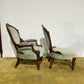 Pair Of Antique Beech Framed Drawing Room Chairs00