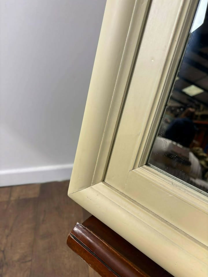 Reproduction Ornate Cream Coloured Wall Mirror