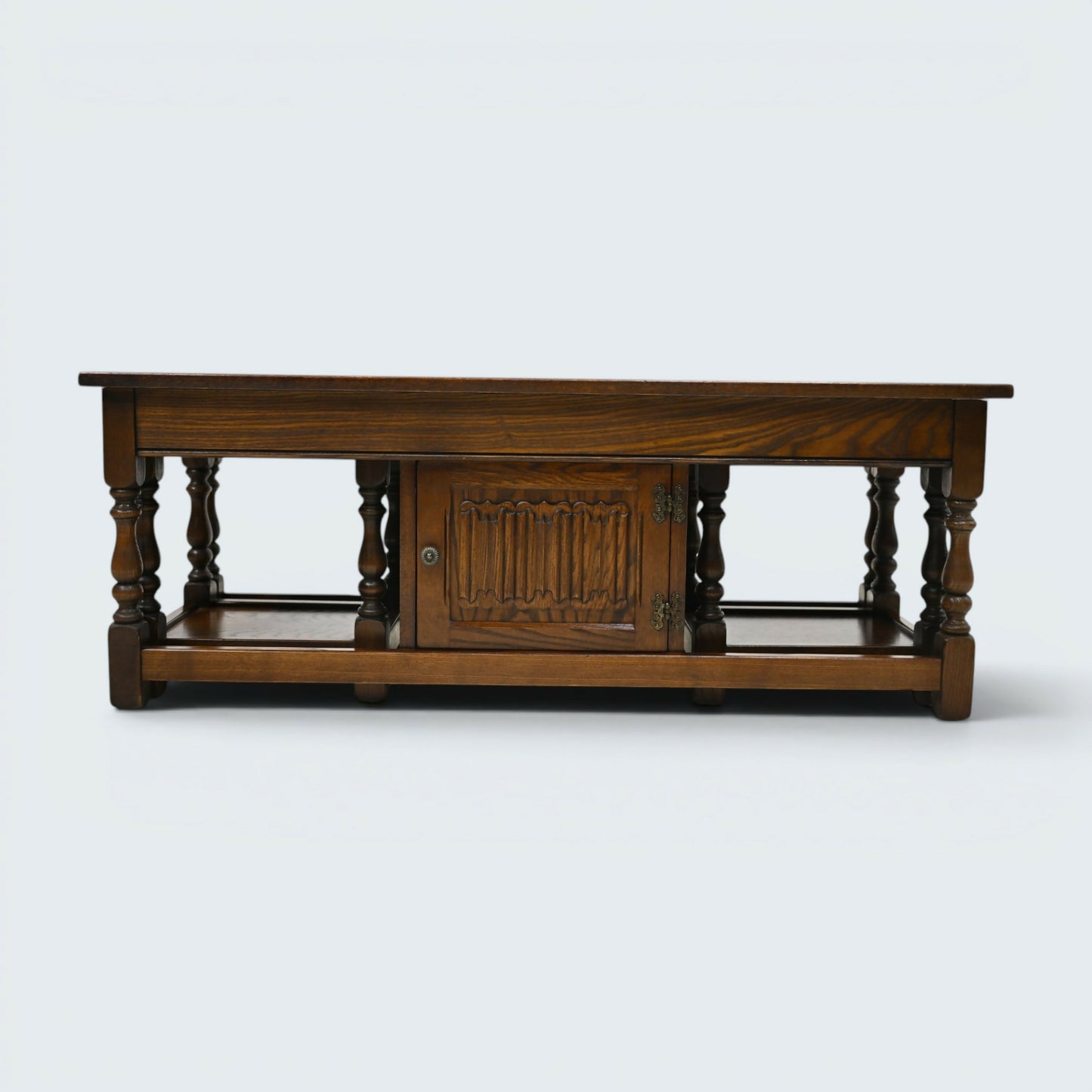 Old Charm Long Nest of Tables Solid Oak Coffee Table Light Oak FREE UK Delivery*