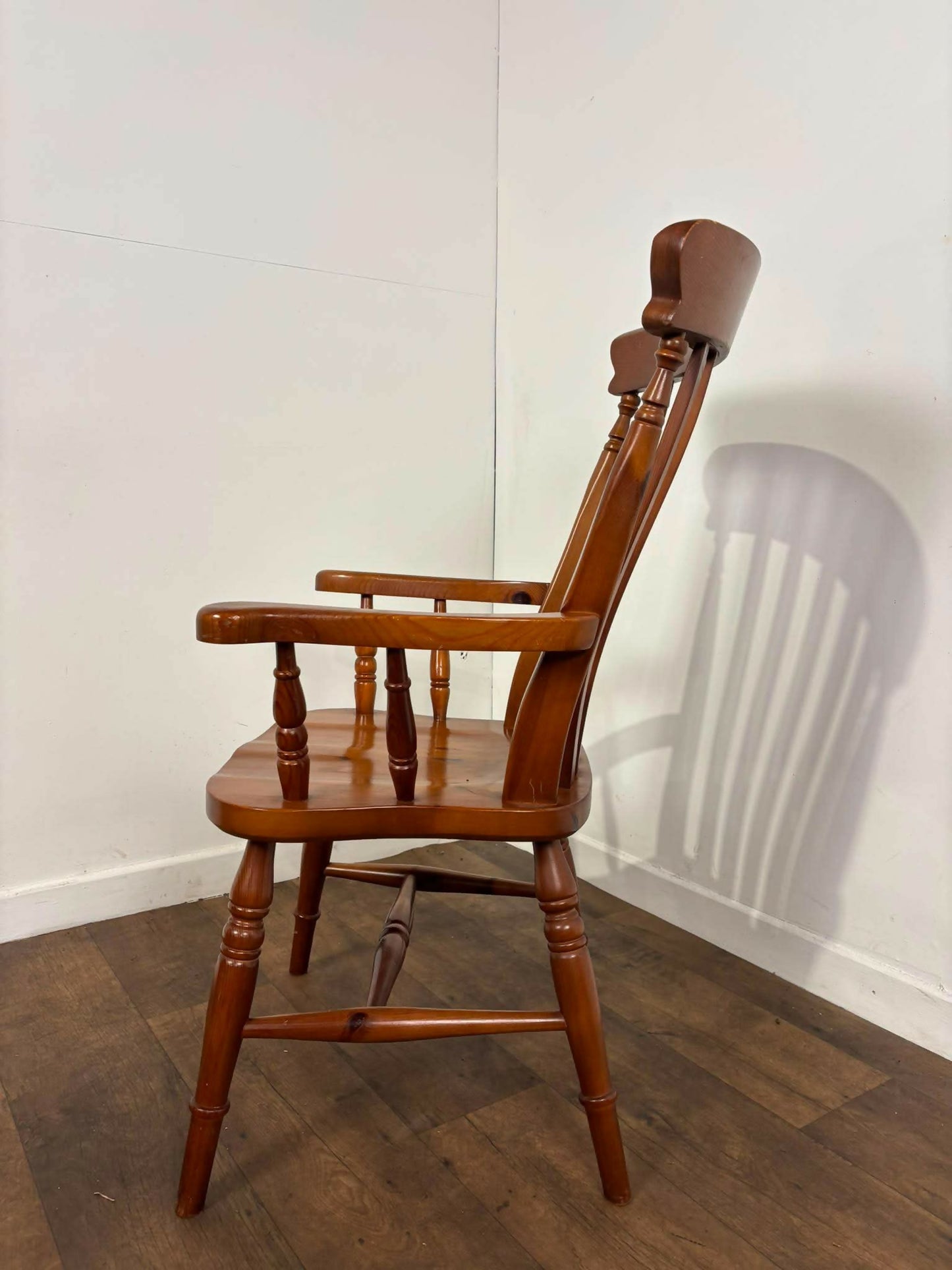 Victorian Style Pine Farmhouse Kitchen Chair