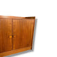 Mid Century Danish Cupboard | Vintage Teak Cabinet Storage Unit