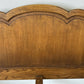 Bed Vintage French Style Oak King Size Bed Frame Carved Headboard LOT 6377
