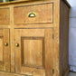 Vintage Pine Cupboard Sideboard | Housekeeper Cupboard | Kitchen Storage Cabinet | Hall Console | Rustic Sideboard