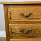 Chest of Drawers Vintage French Louis Oak 3 Drawers Carved Cabinet LOT 6256