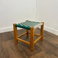 Vintage Oak Framed Stool