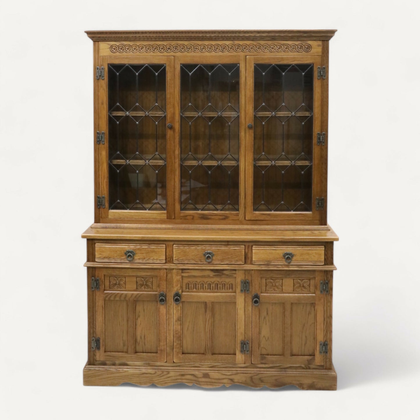 Old Charm Sideboard Base Display Top Cupboards Vintage Finish FREE UK Delivery. SBR9668/1510D