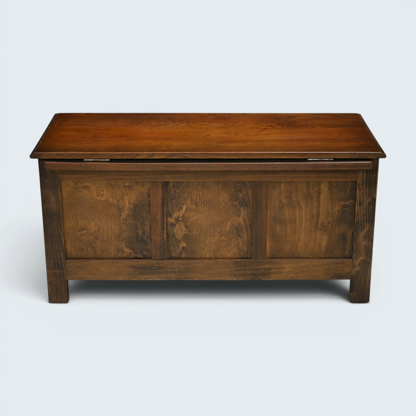 Oak Blanket Box /Chest Coffee Table Linenfold Front Lift Up Top FREE UK Delivery