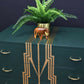 Mid Century modern Drawers,Green and Gold Chest of Drawers.
