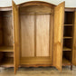 Wardrobe Vintage French Louis XVI Style Oak Four Door Carved Armoire LOT 6105