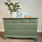Stag Minstrel Chest of Drawers | Vintage Furniture Painted in Soft Green