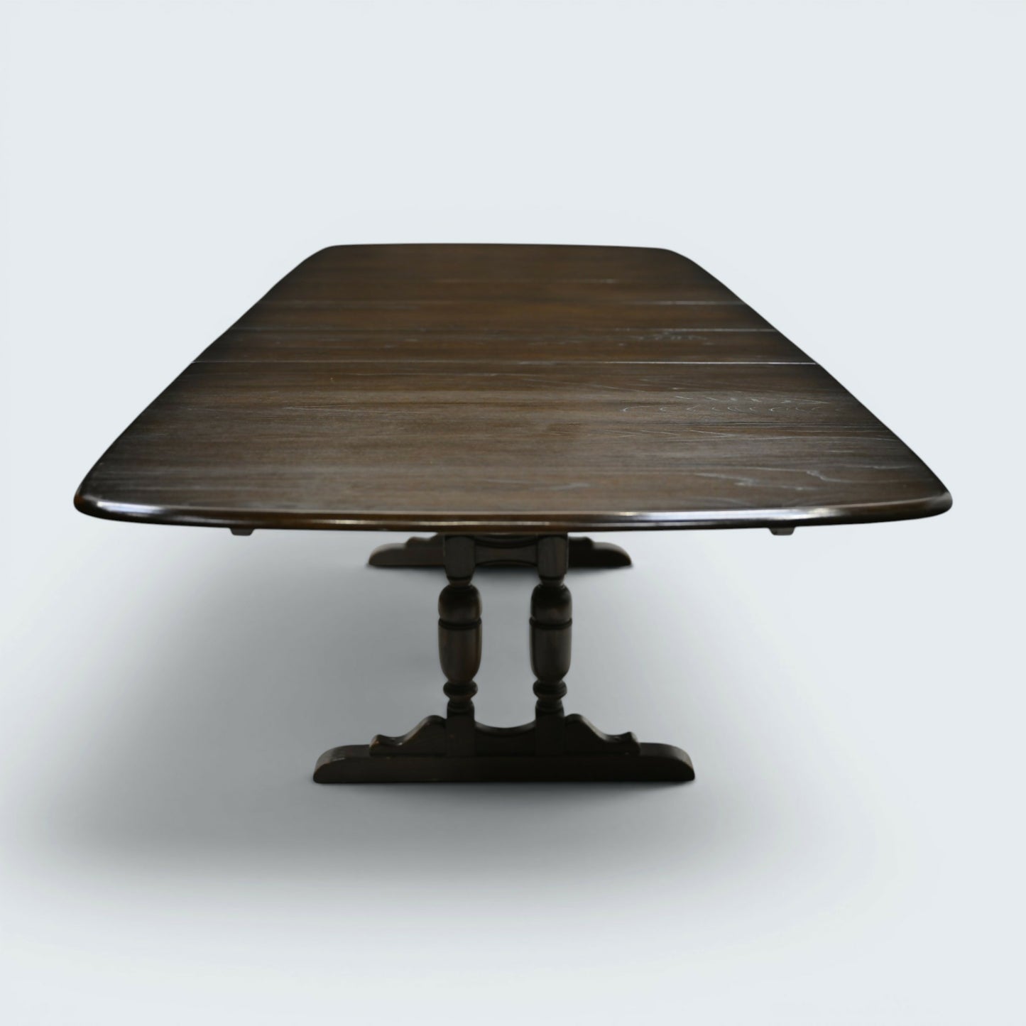 Ercol Dorchester Extending Dining Dark Finish Seats 8 to 10 FREE UK Delivery