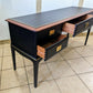 Stag minstrel black/ gold dressing table/desk