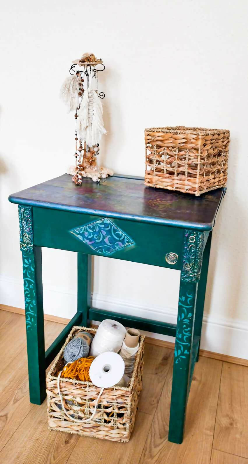 Upcycled Vintage Desk Dressing table School desk