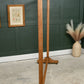 Antique Oak Shop/Cloakroom Clothes Hanging Rail - Coat Rack - Open Wardrobe