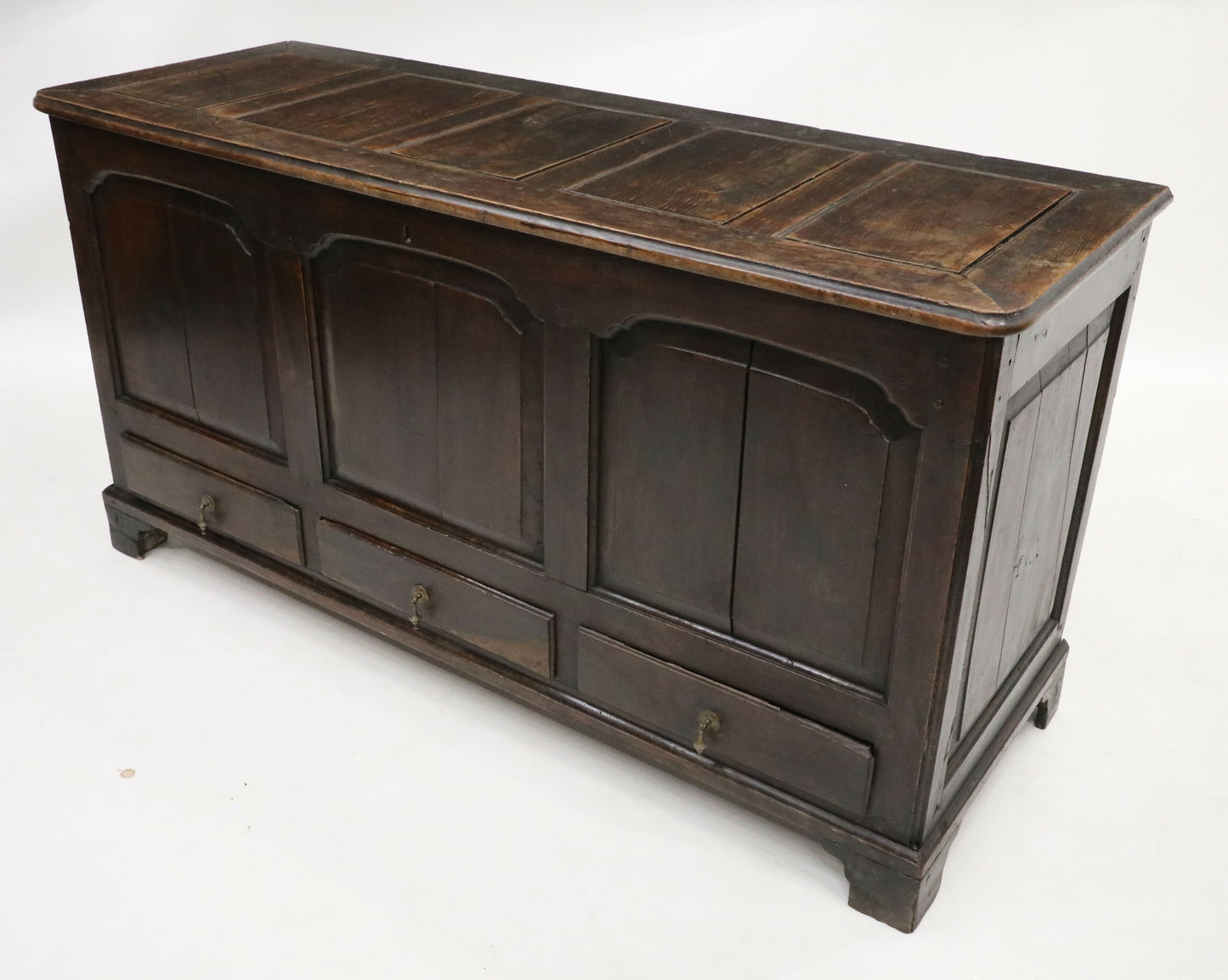 17th Century Jacobean Oak Mule Chest Blanket Box 3 Drawers FREE UK Delivery. SBR8071/0206C