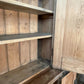 Vintage Early Victorian Tall Pine Housekeeper Pantry Kitchen Larder Shelves Double Cupboard, c.1820