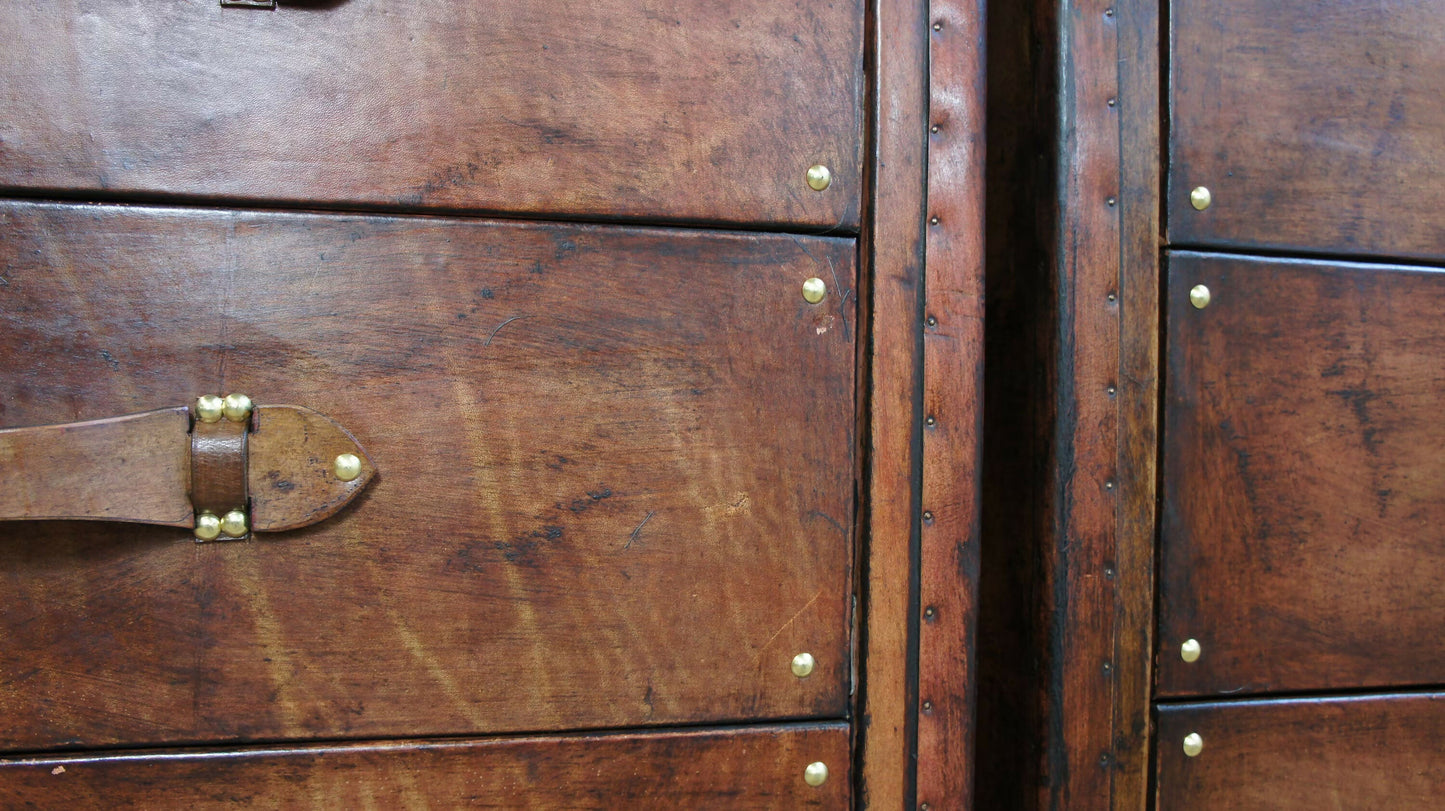 Luxury Leather Bedroom Nightstands bespoke order for julius