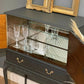 Dark grey drinks cocktail cabinet