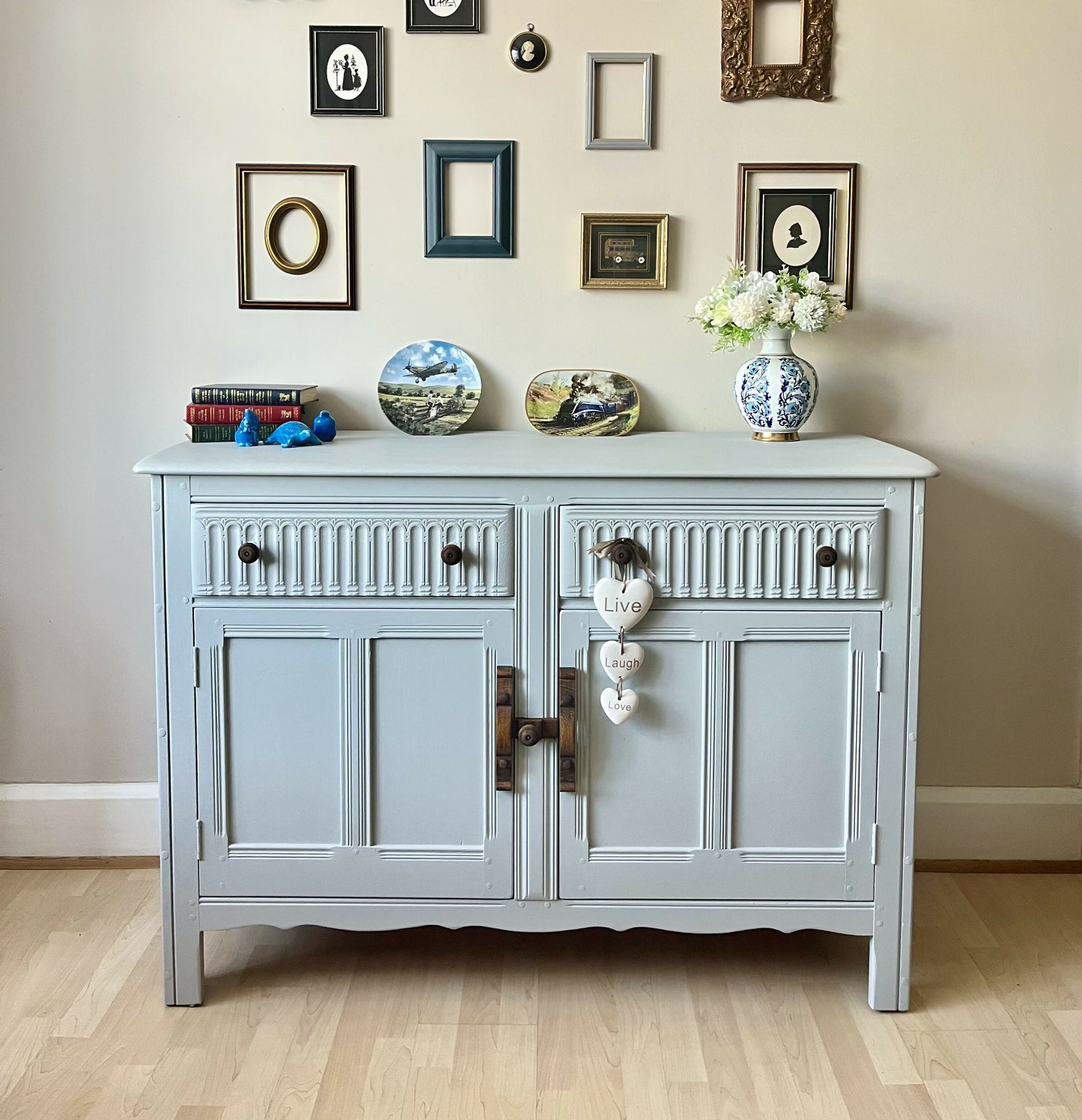 Vintage Ercol Style Sideboard , Buffet, Cabinet, Cupboard, Storage
