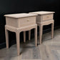 Stag minstrel bedside tables natural wood restored pair bedside cabinets