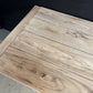 Bleached Oak Farmhouse Dining Table