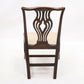 2 Oak Georgian Dining Hall Bedroom Chairs Drop In Seat FREE UK Delivery. SBR9572/1909D