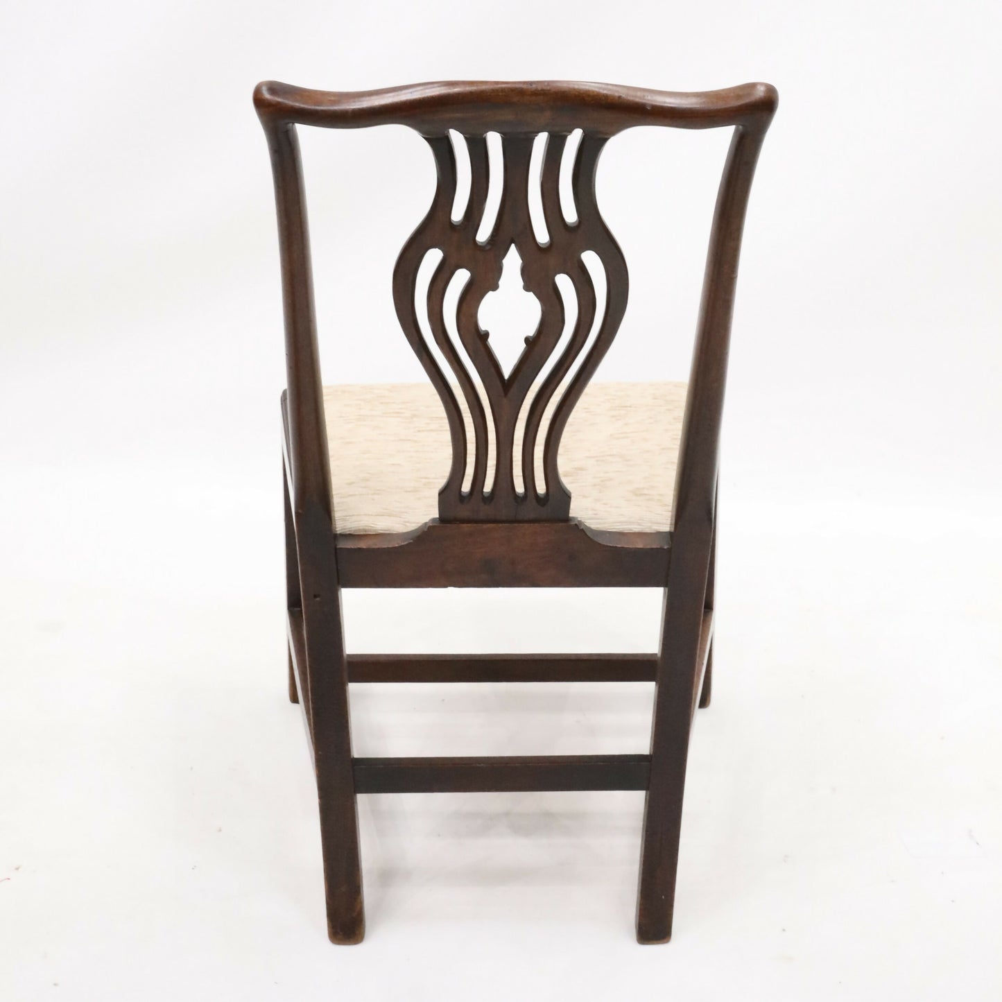 2 Oak Georgian Dining Hall Bedroom Chairs Drop In Seat FREE UK Delivery. SBR9572/1909D