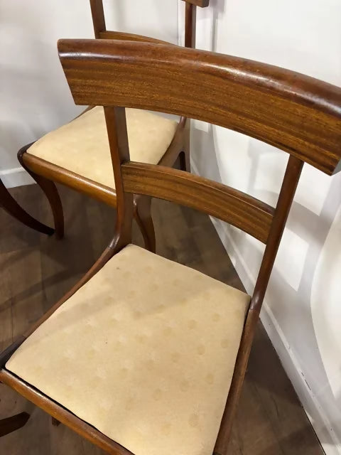 Set of Six Victorian Mahogany Dining Chairs