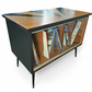 Mid Century Record Storage Cabinet