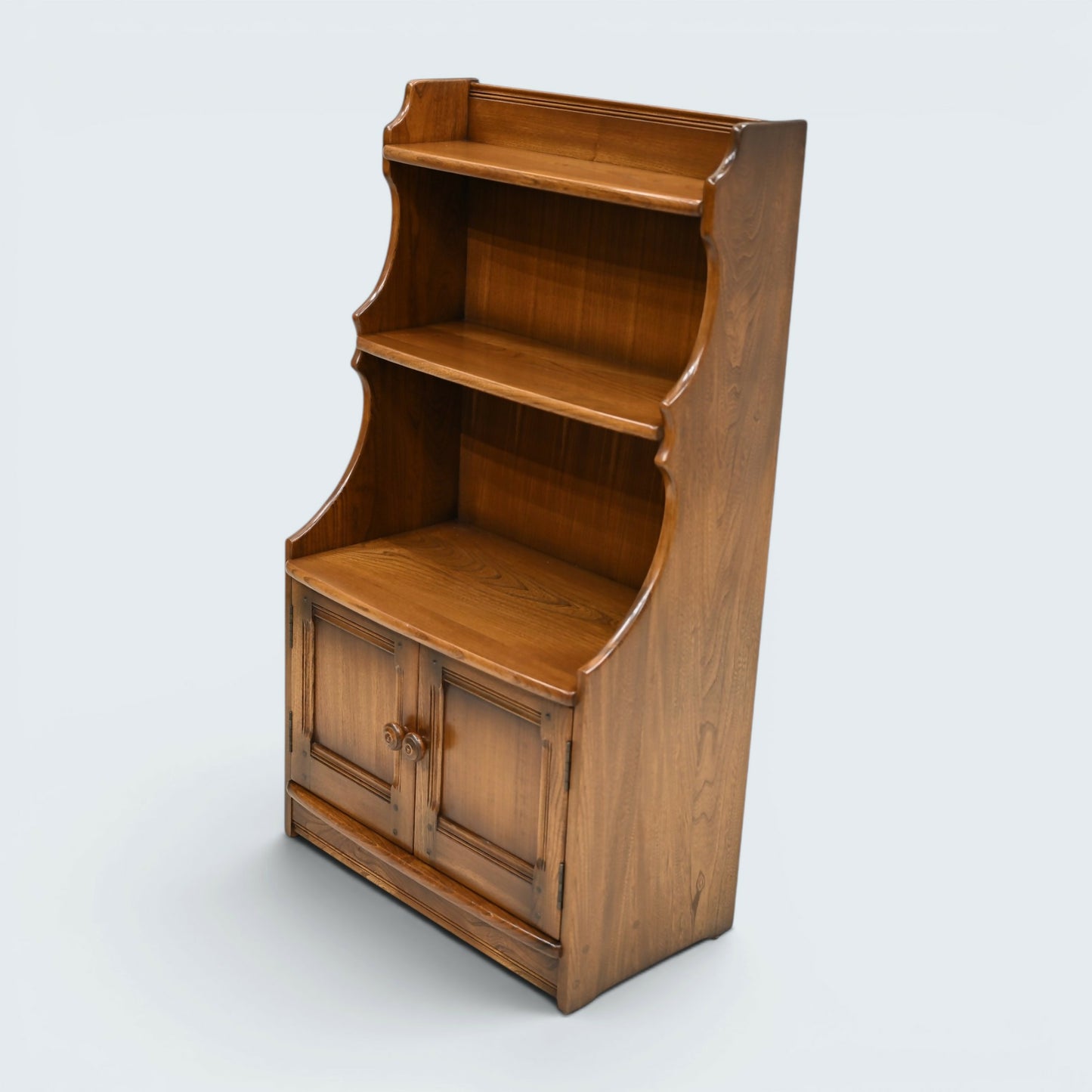 Ercol Old Colonial Waterfall Bookcase 2 Shelves Golden Dawn FREE UK Delivery