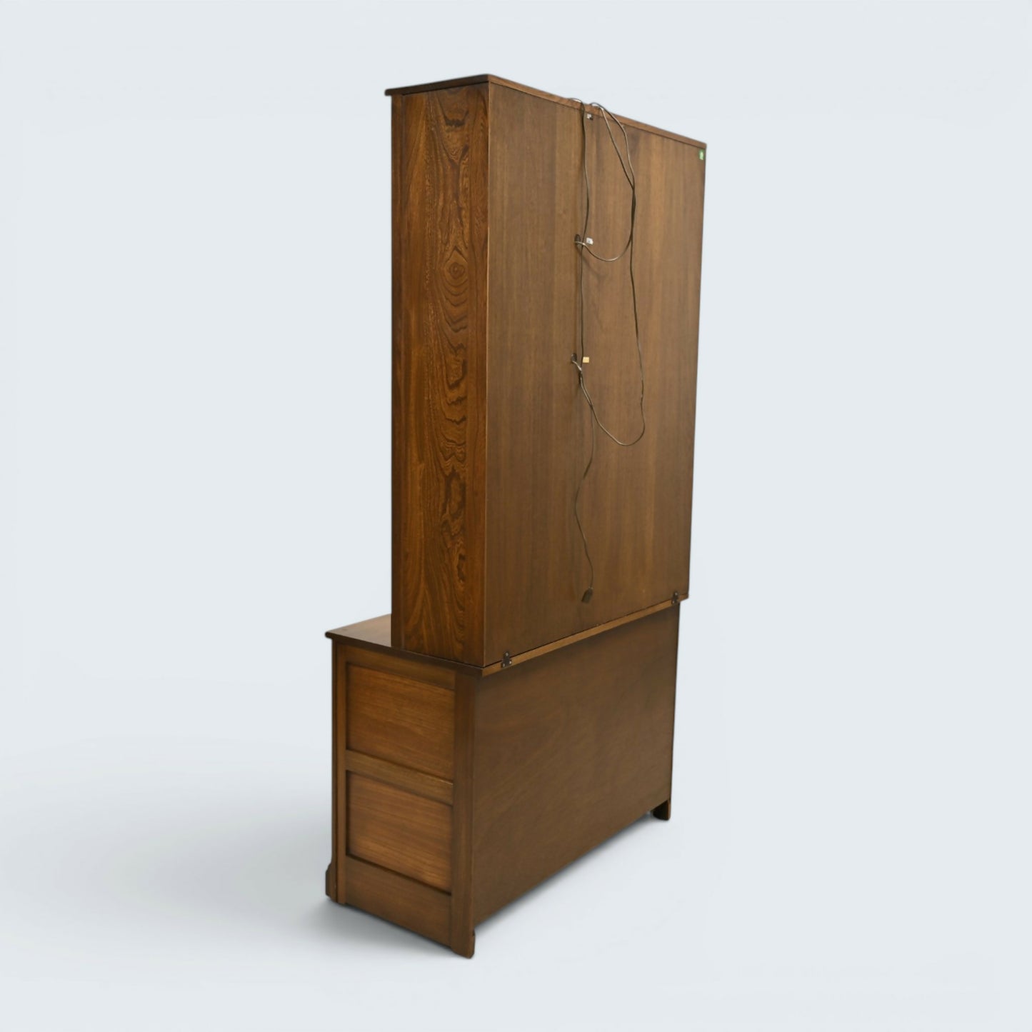 Ercol Mural Wall Unit Drinks Display Cabinets Solid Elm EXC FREE UK Delivery