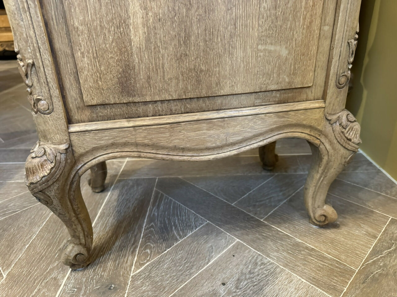 Pretty Pair French Oak Shelves