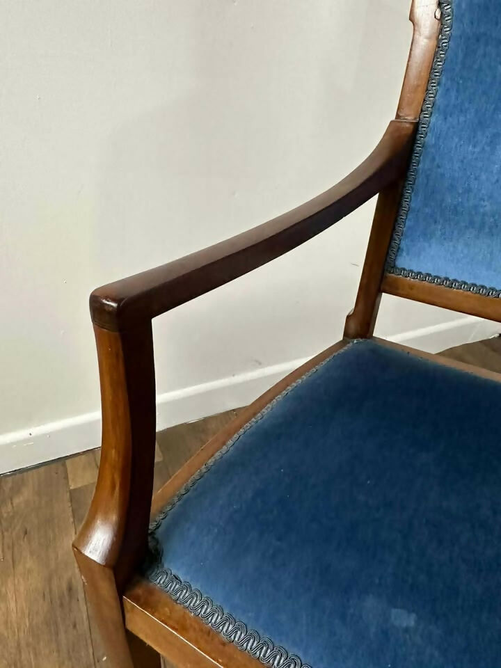 Edwardian Mahogany Window Seat