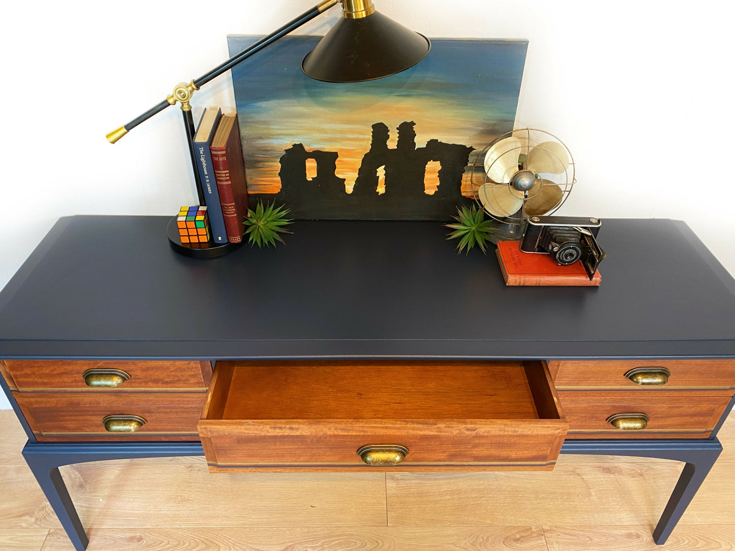 Writing Desk By Stag, 1970s Mid Century