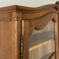 Bookcase Vintage French Louis Oak Glazed Display Cabinet Sideboard LOT 6522