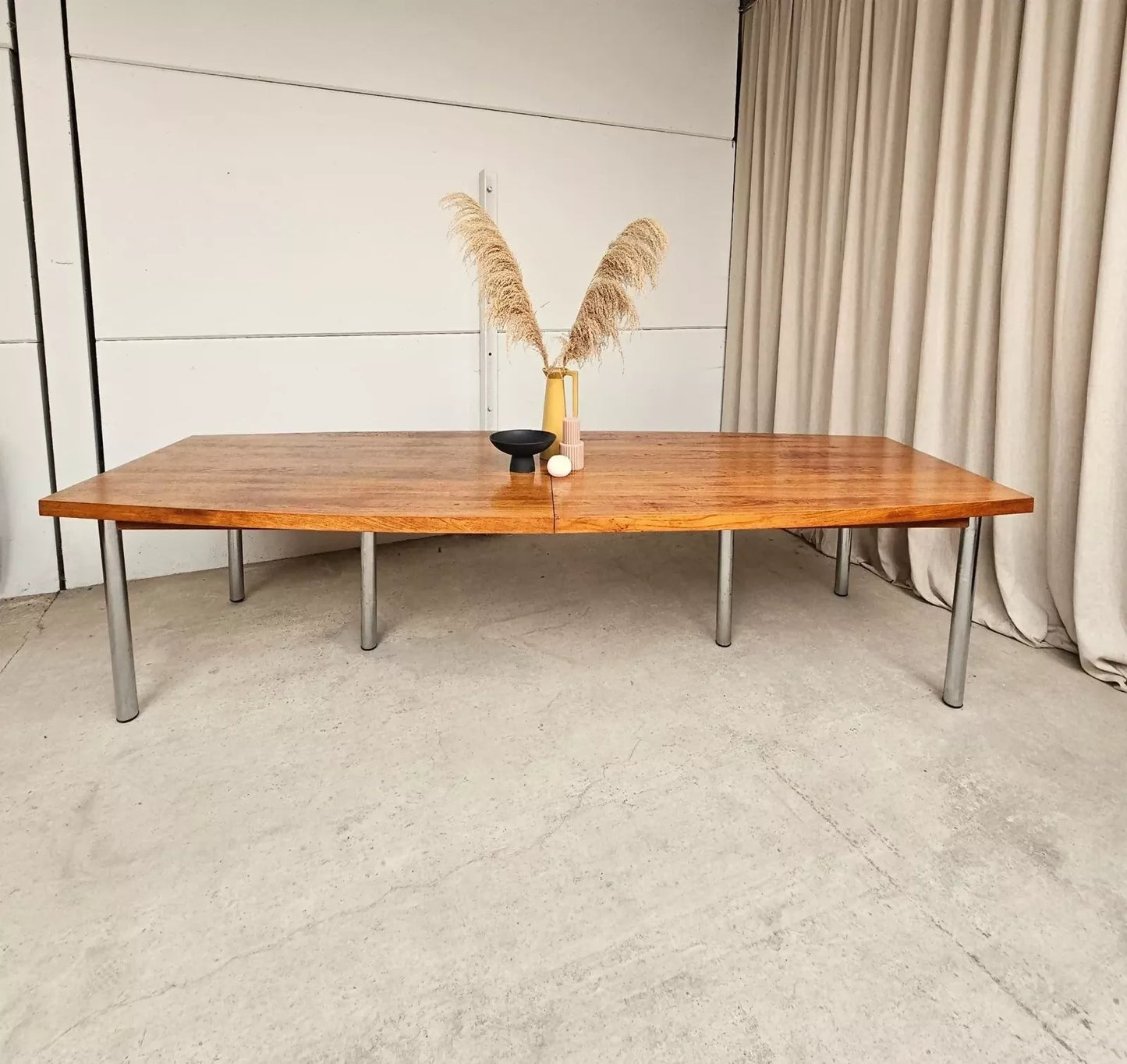 Vintage Mid Century 70s Conran Huge Large Boardroom Dining Table Danish Retro R558