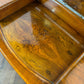 Vintage Walnut Veneered Dressing Table with Removable Mirror