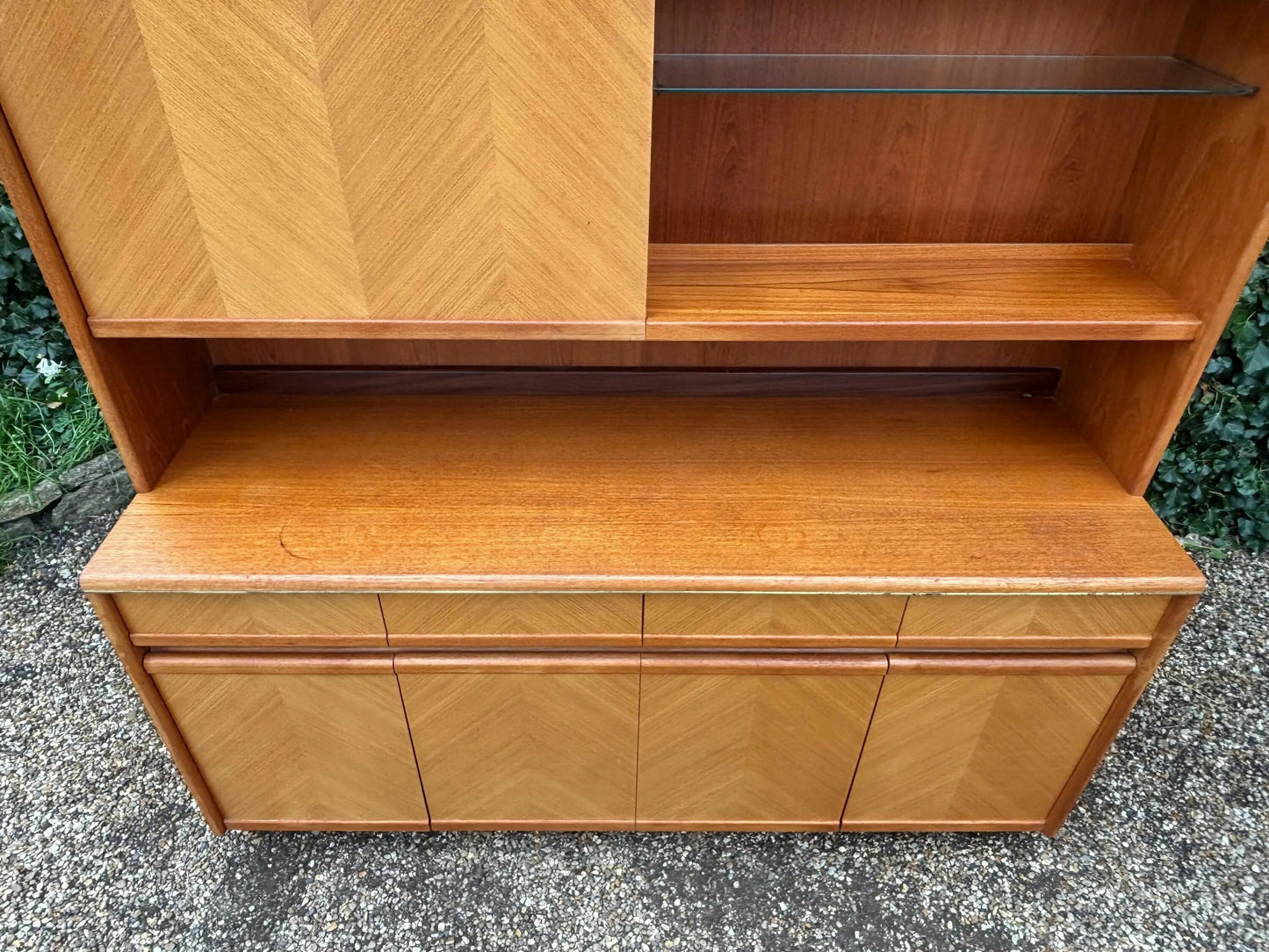 Mid Century G Plan Chevron Sideboard Drinks Cabinet