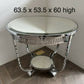 Very High Quality Art Deco Chrome Occasional Table