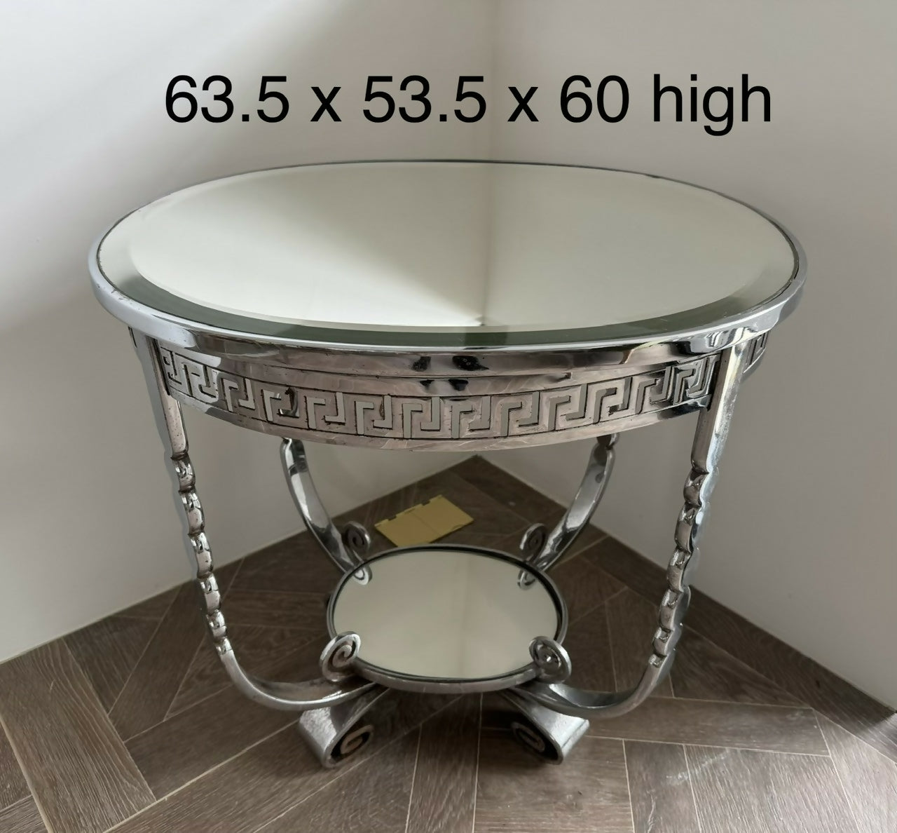 Very High Quality Art Deco Chrome Occasional Table