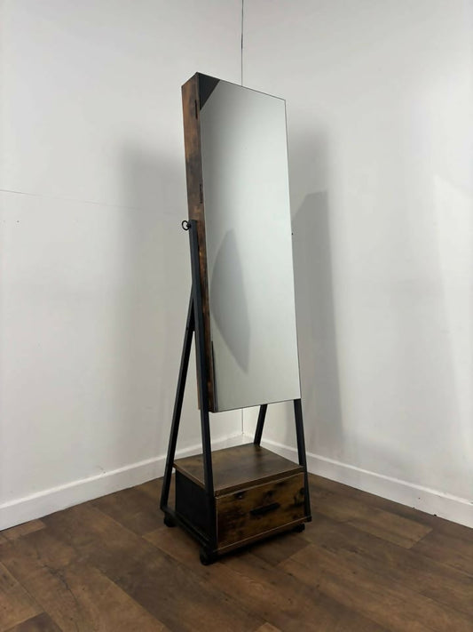 Modern Full Length Valet Mirror Stand