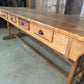 Antique French Convent Refectory Dining Table, c 1800. L219