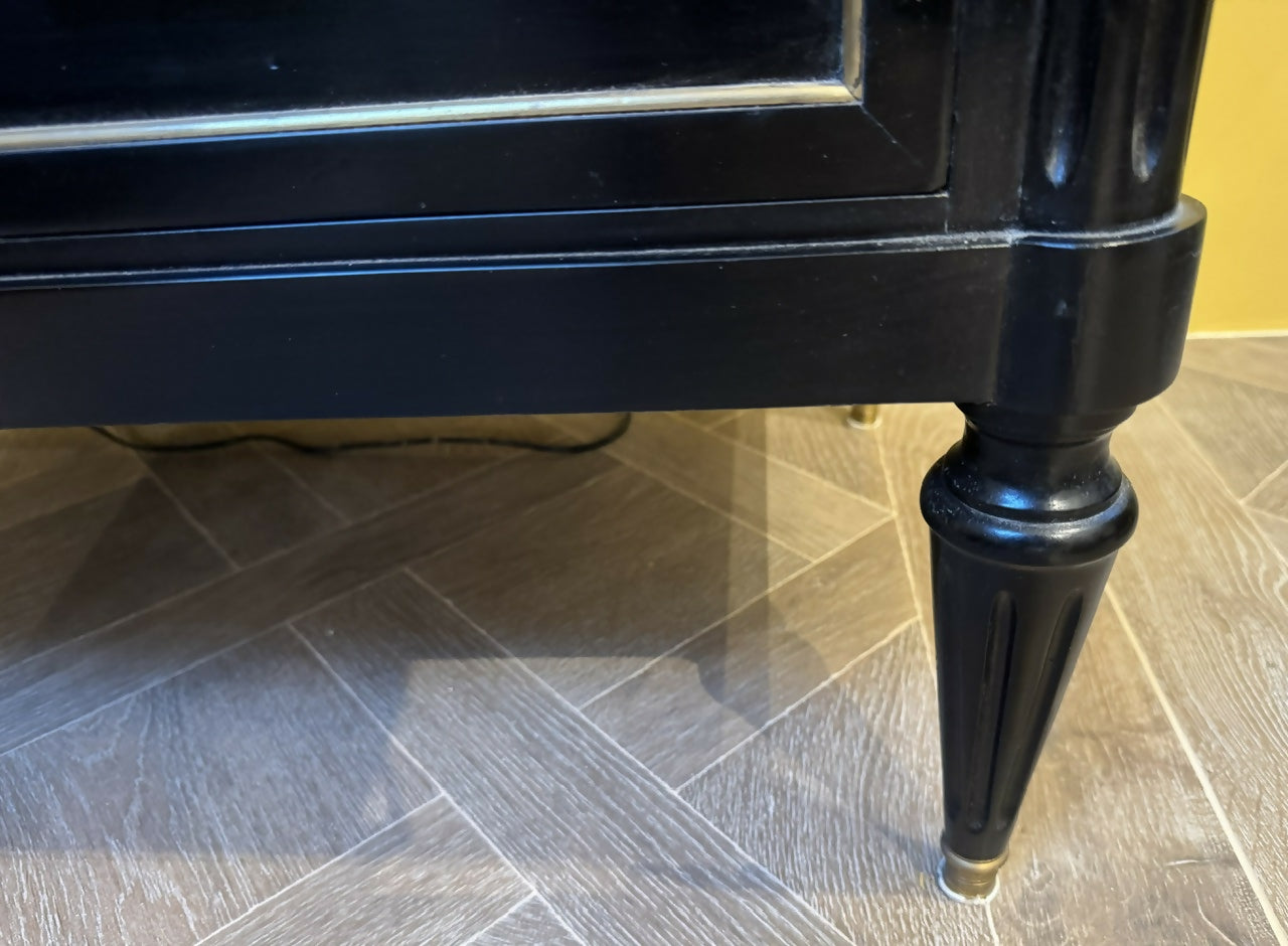 French Louis XVI Ebonised Commode