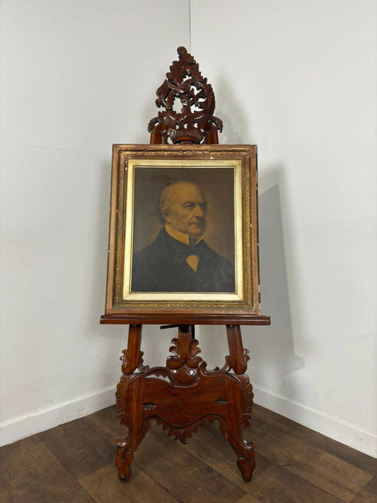 Victorian Oleograph Portrait of William E. Gladstone MP – Robert A. Muller