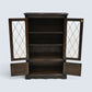 Old Charm Glazed Bookcase/Display Secret Drawer Model 2083 FREE UK Delivery*