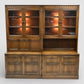 Ercol Mural Wall Unit Drinks Music Display Cabinets Golden Dawn FREE UK Delivery. SBR11036/1310E