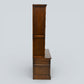 Old Charm Wall Unit Bookcase Display Cupboard Drawers Tudor Brown FREE Delivery