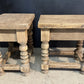 Quality Pair Oak Lamp Tables