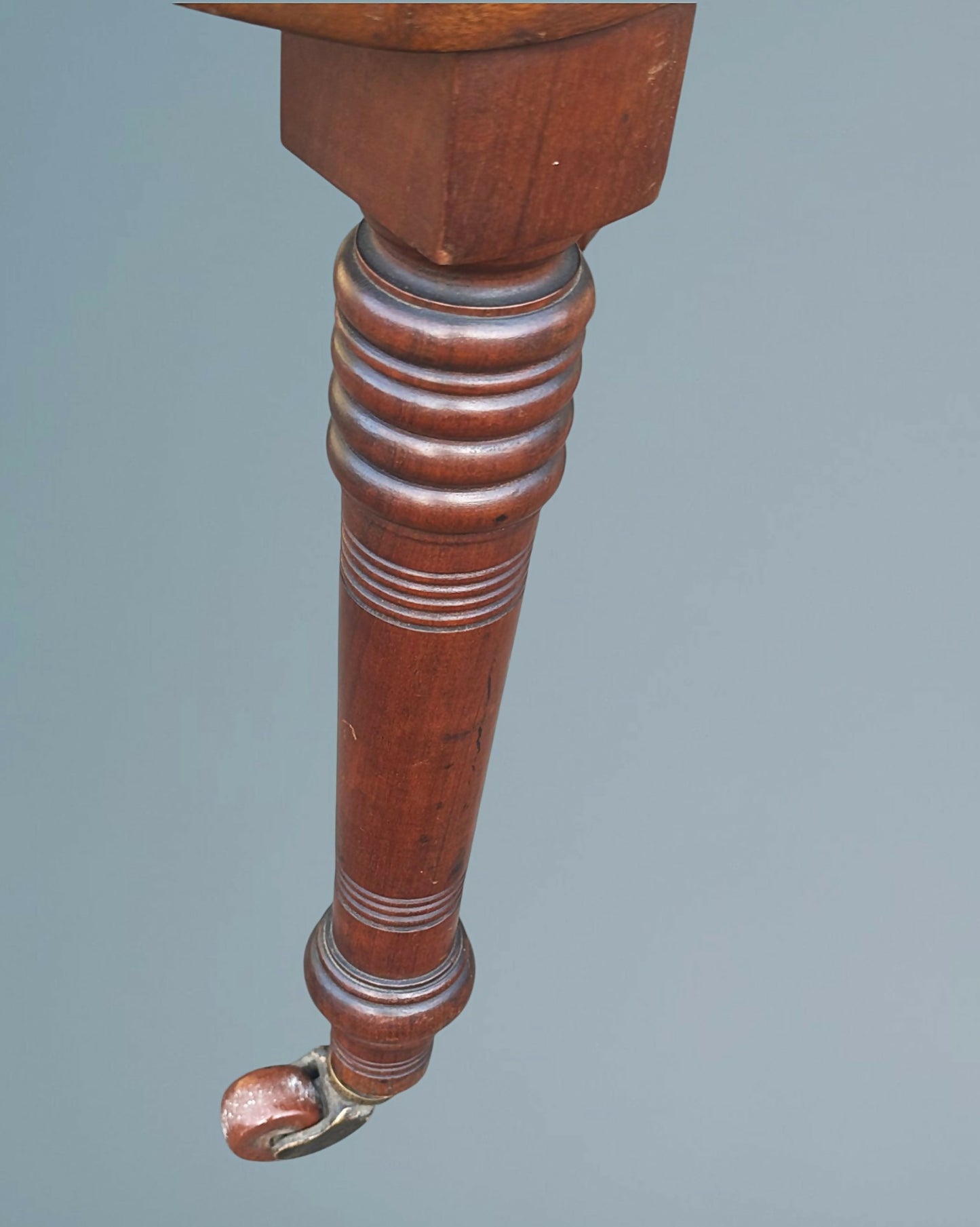 19th Century Walnut Desk Chair / Office Chair